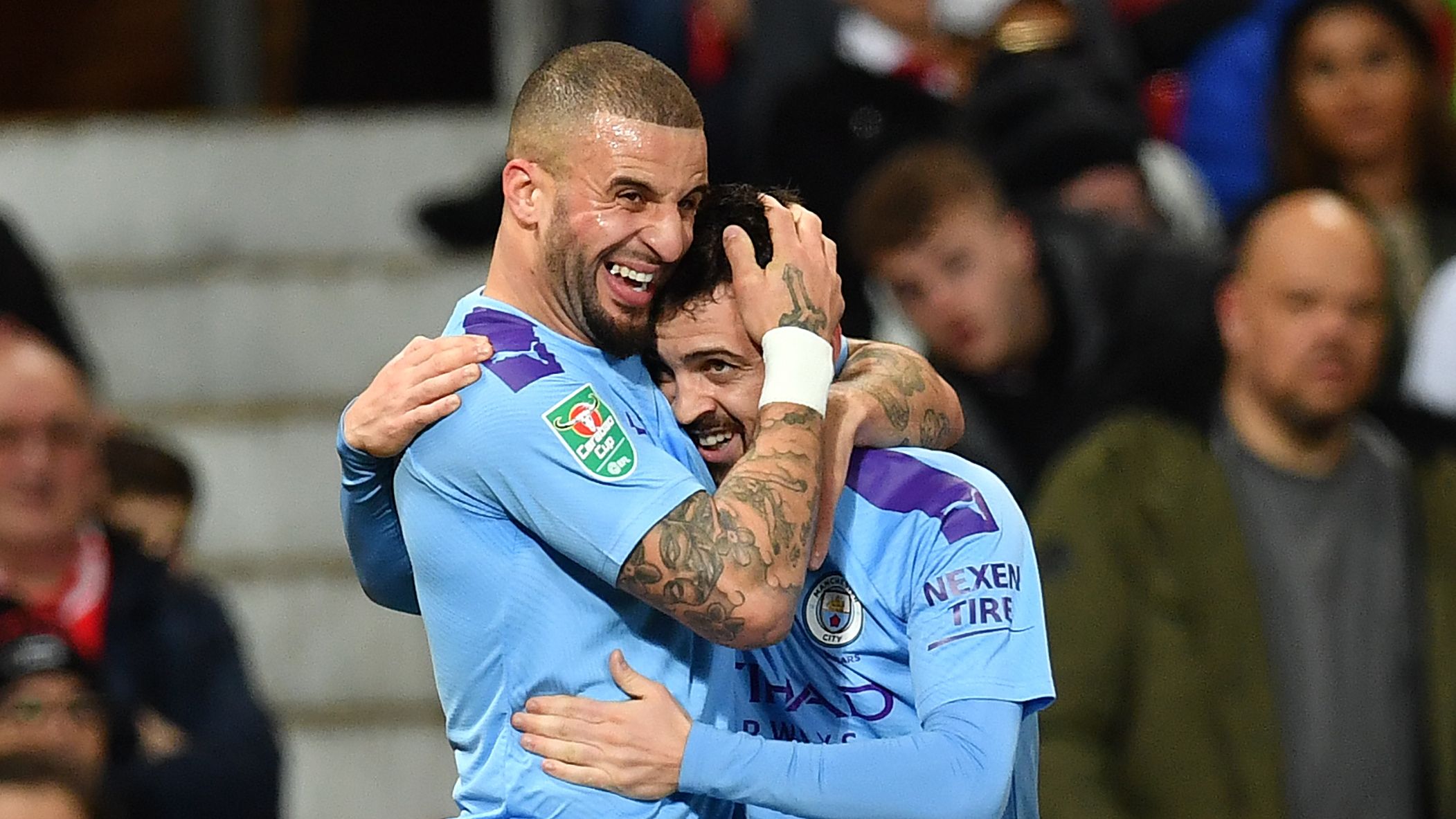 Bernardo Silva & Kyle Walker