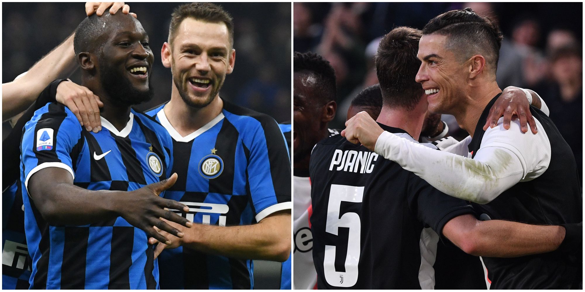 Inter Juventus collage