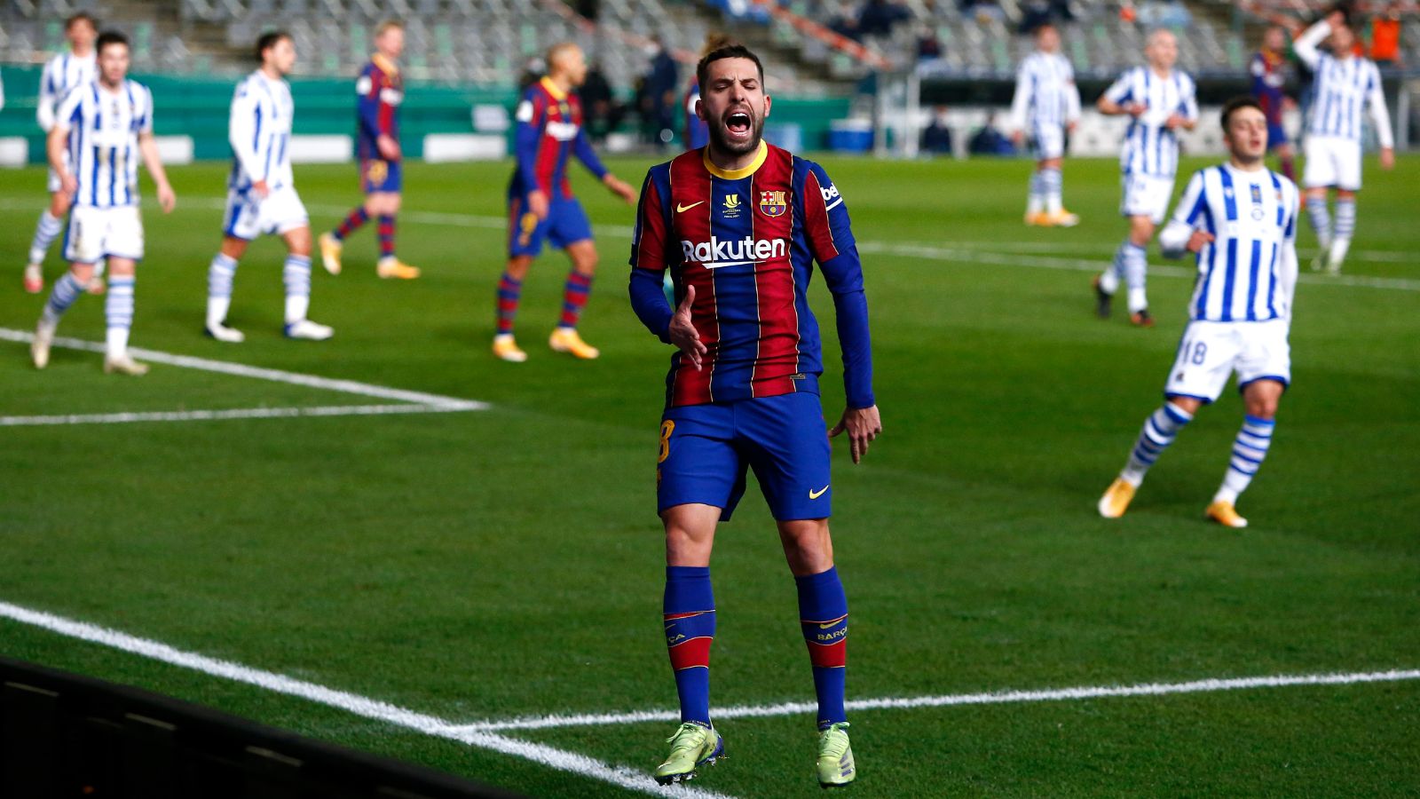 Jordi Alba Real Sociedad Barcelona Supercopa de España