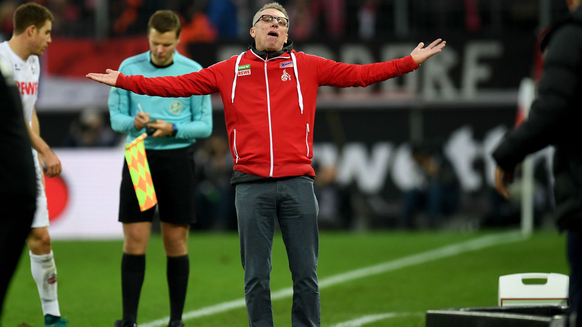 Peter Stoger 1 FC Koln FC Augsburg Bundesliga 26112016