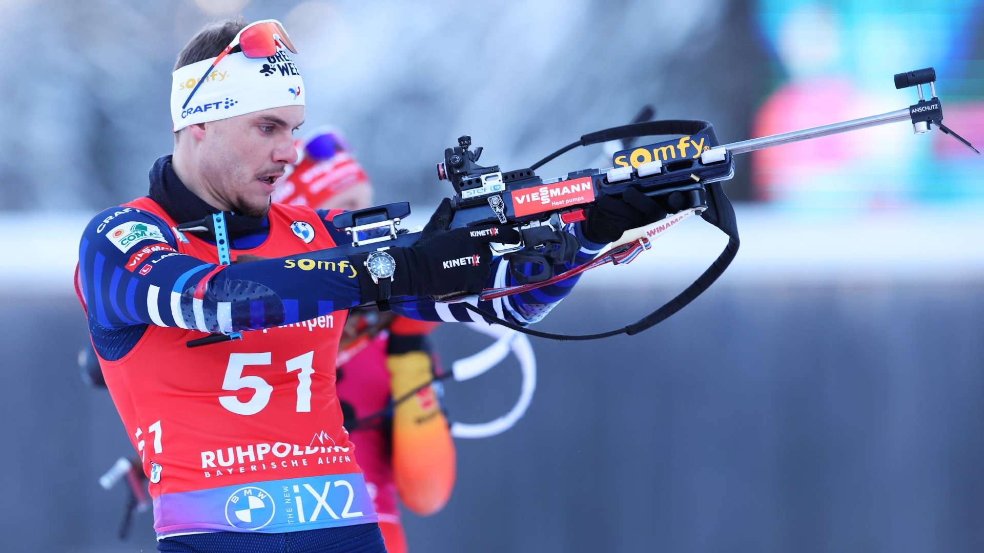 Emilien Jacquelin of Team France competes