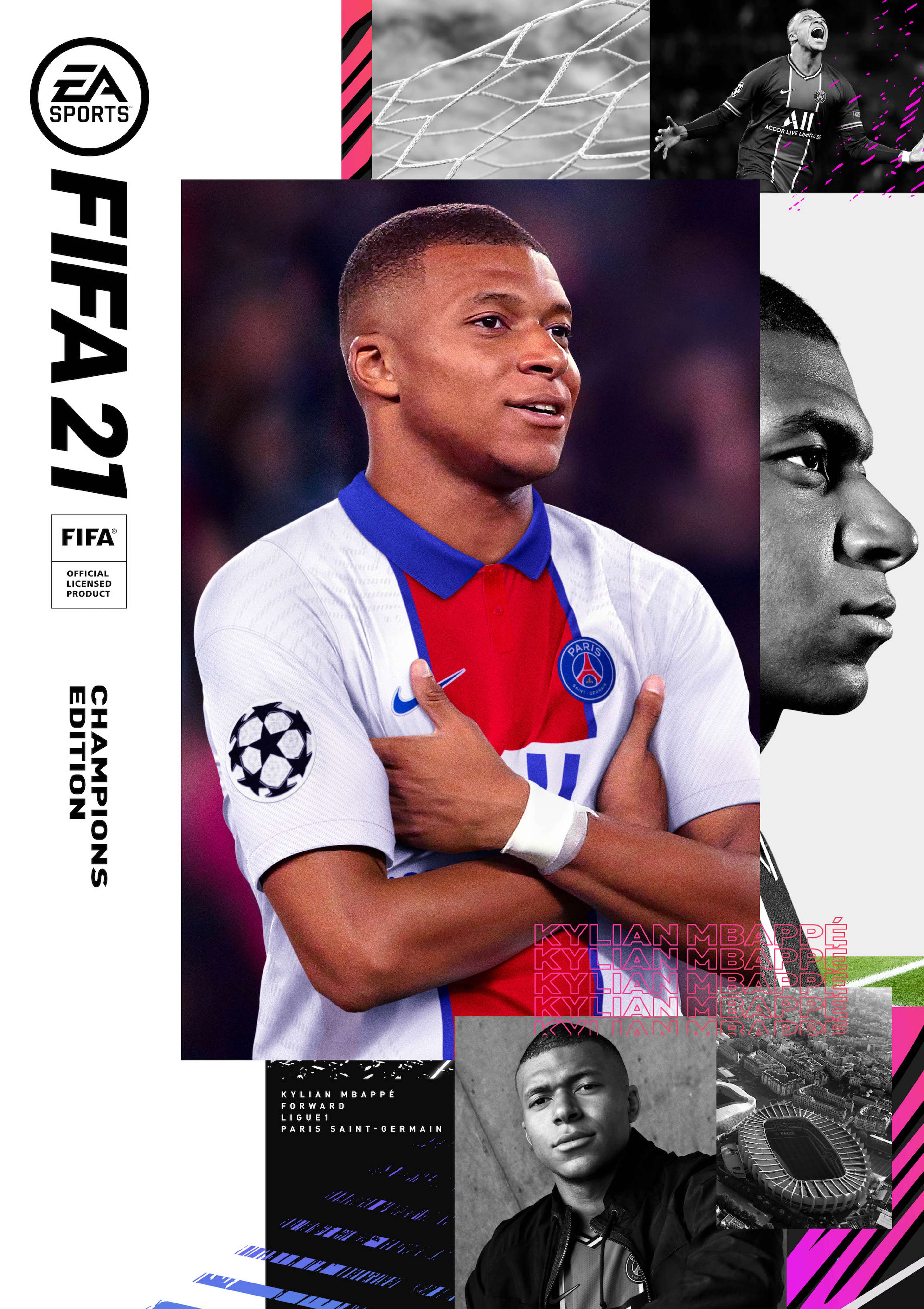 Mbappè cover FIFA 21 UCL Edition