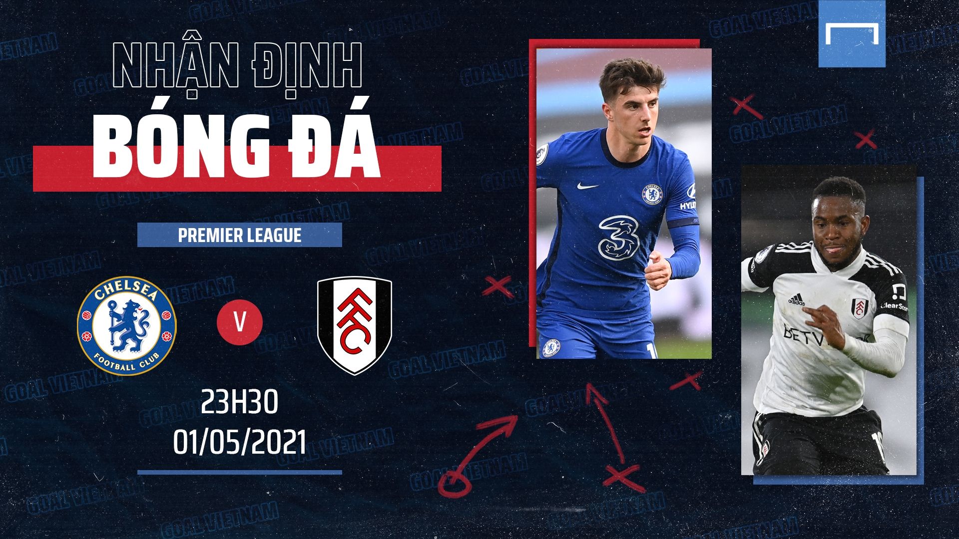 Preview Chelsea vs Fulham Premier League 2020/21 GFX