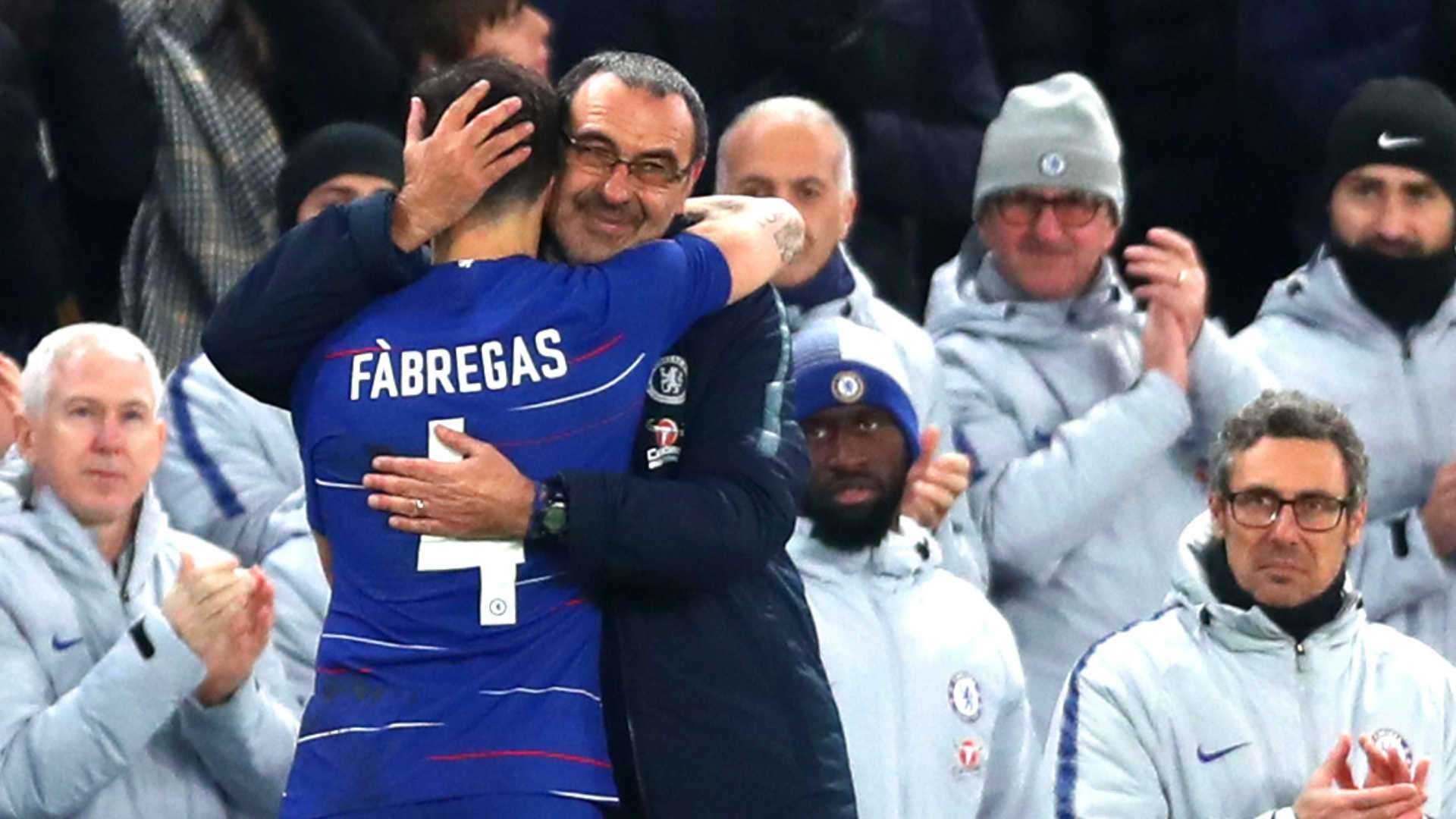 2019-01-12 Maurizio Sasrri Cesc Fabregas