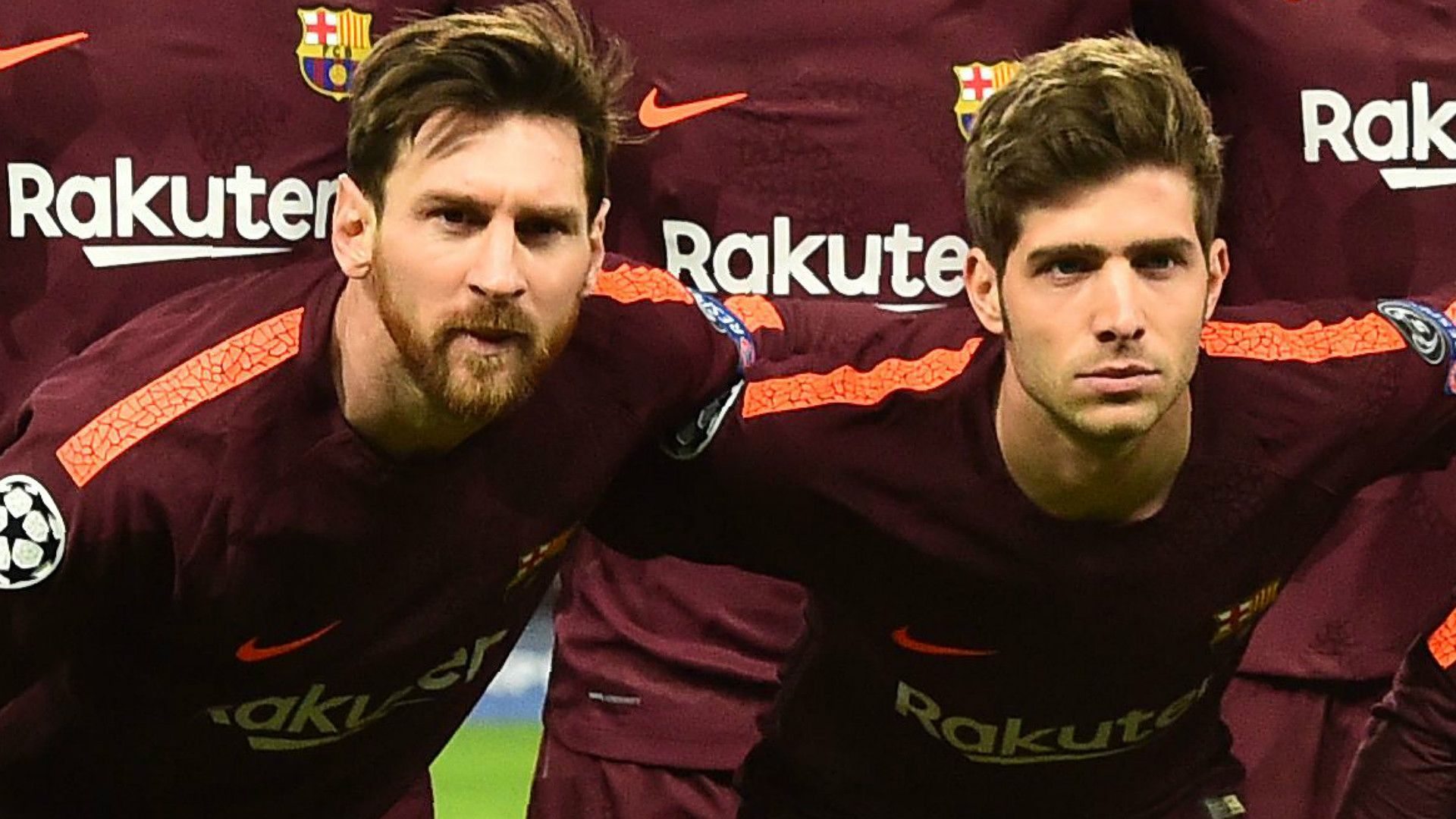 Lionel Messi Sergi Roberto Barcelona