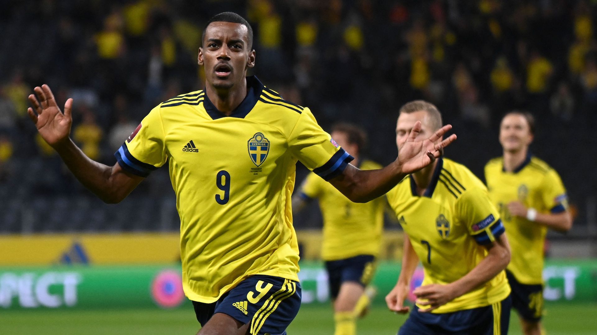 Alexander Isak - Swedia vs Spanyol Kualifikasi Piala Dunia 2022