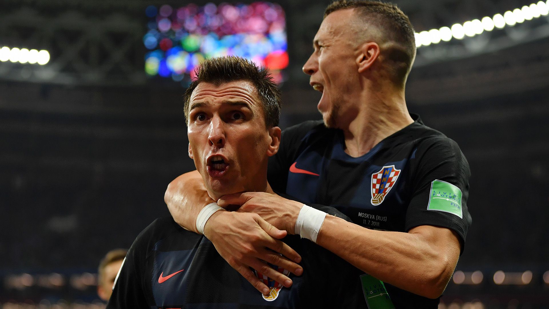 Mario Mandzukic Ivan Perisic Croatia England World Cup 11072018