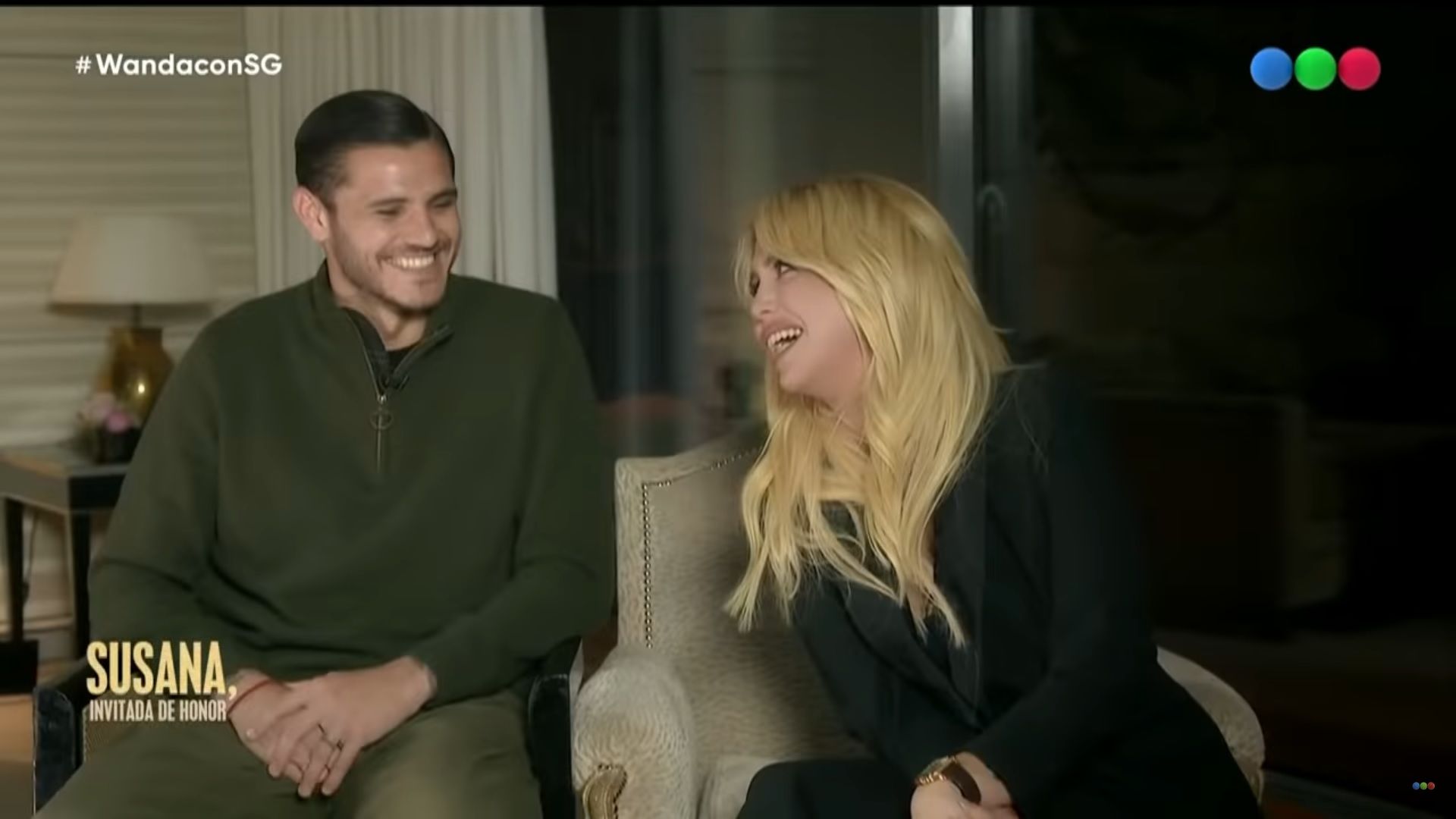 Mauro Wanda Icardi Susana Invitada de honor 