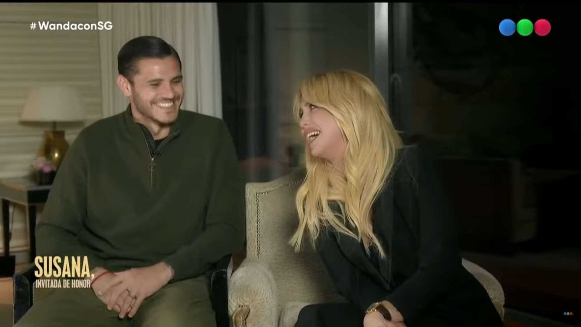 Mauro Wanda Icardi Susana Invitada de honor