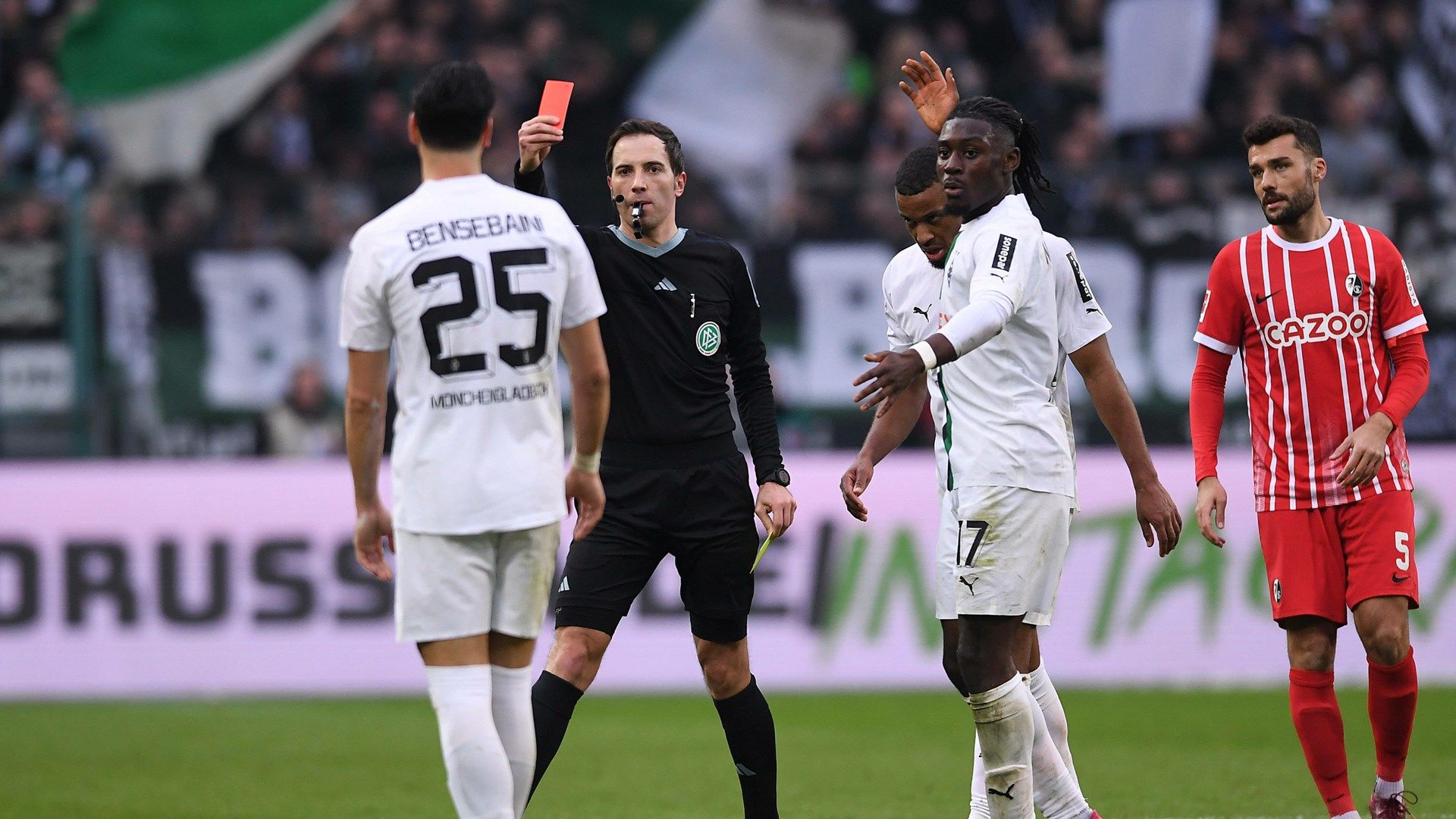 ONLY GERMANY Ramy Bensebaini Benjamin Brand Borussia Monchengladbach 2023