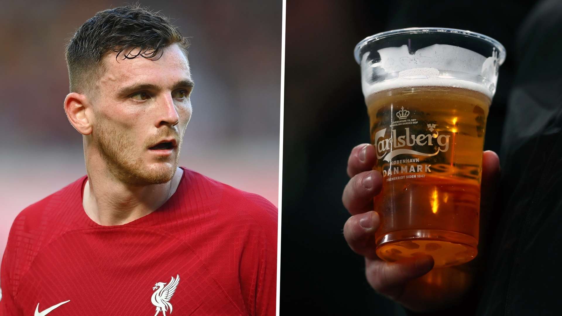 Andy Robertson beer