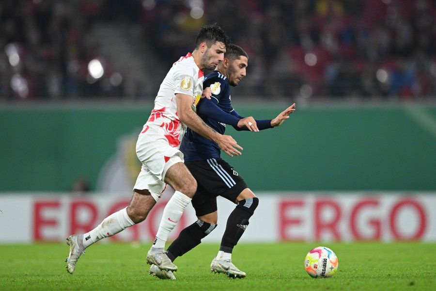Dominik Szoboszlai Leipzig v Hamburg