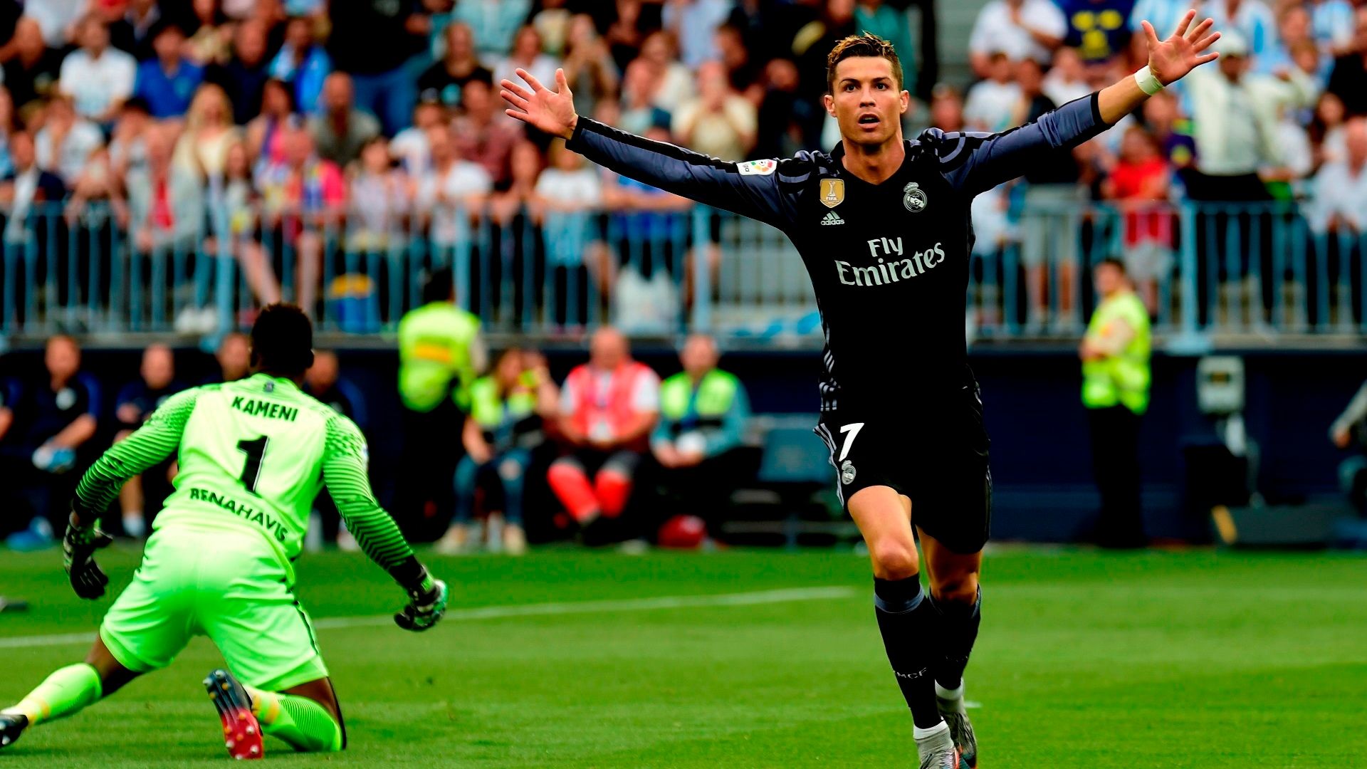 Cristiano Ronaldo Malaga Real Madrid LaLiga 21052017