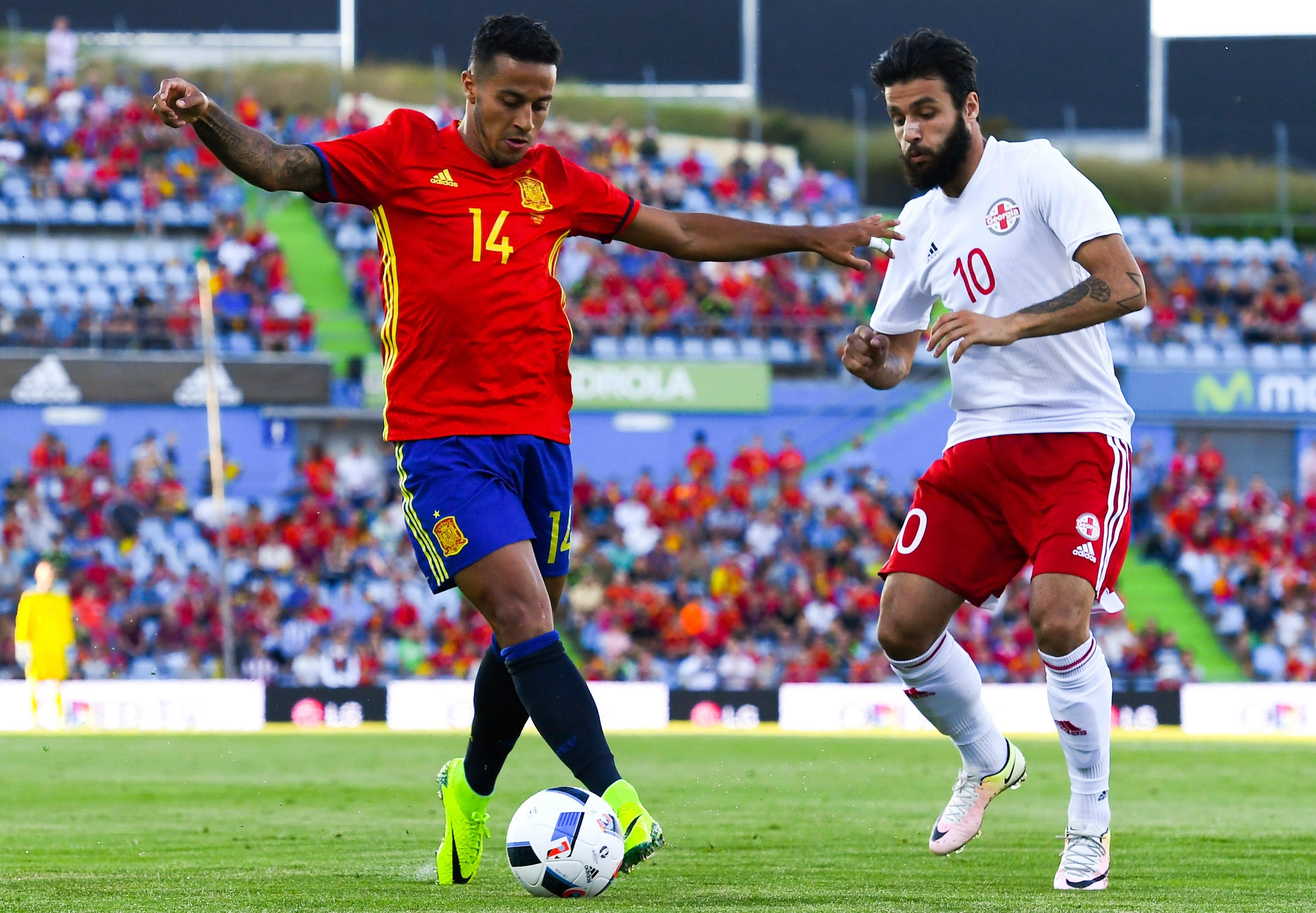Thiago Alcantara Spain Georgia Friendly 07062016