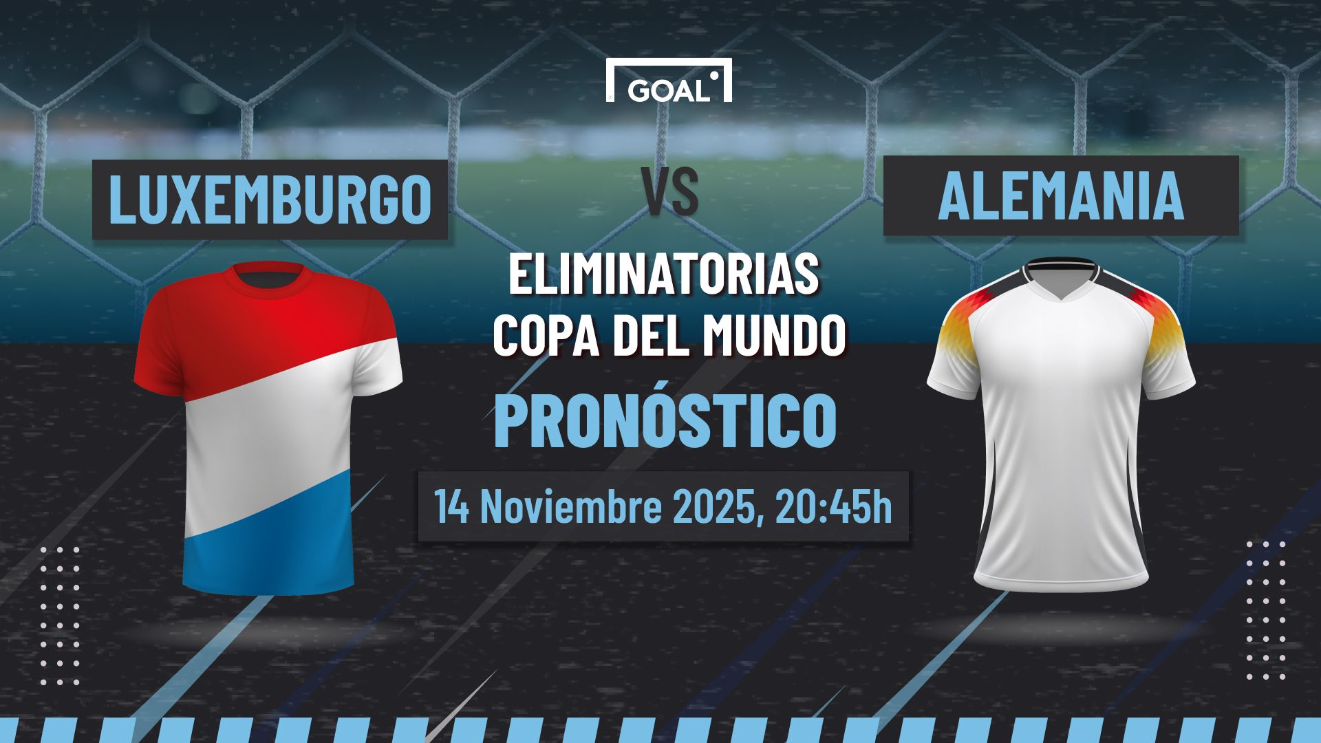 Luxemburgo vs Alemania Pronóstico y Apuestas Eliminatorias Copa Mundial | 14/11/25