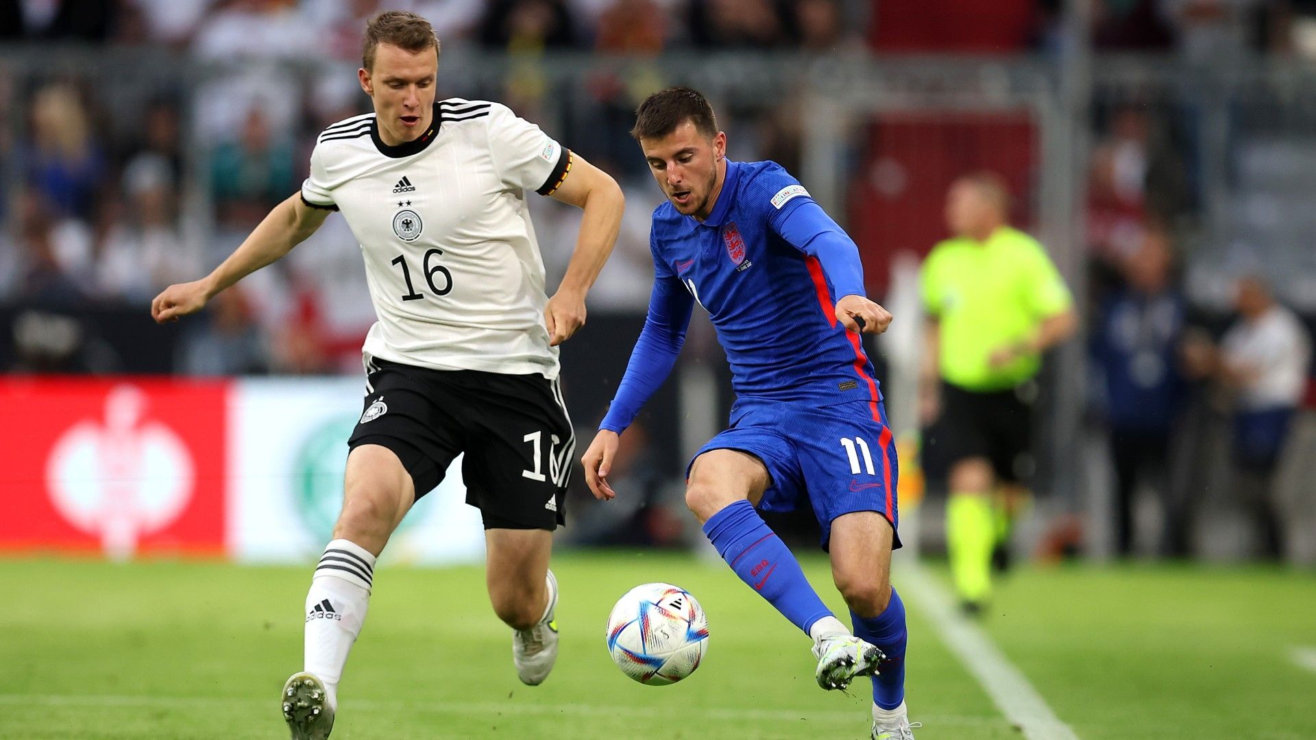 Lukas Klostermann Mason Mount Germany England Nations League 07062022