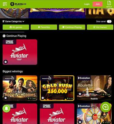 Playabets Aviator screenshot