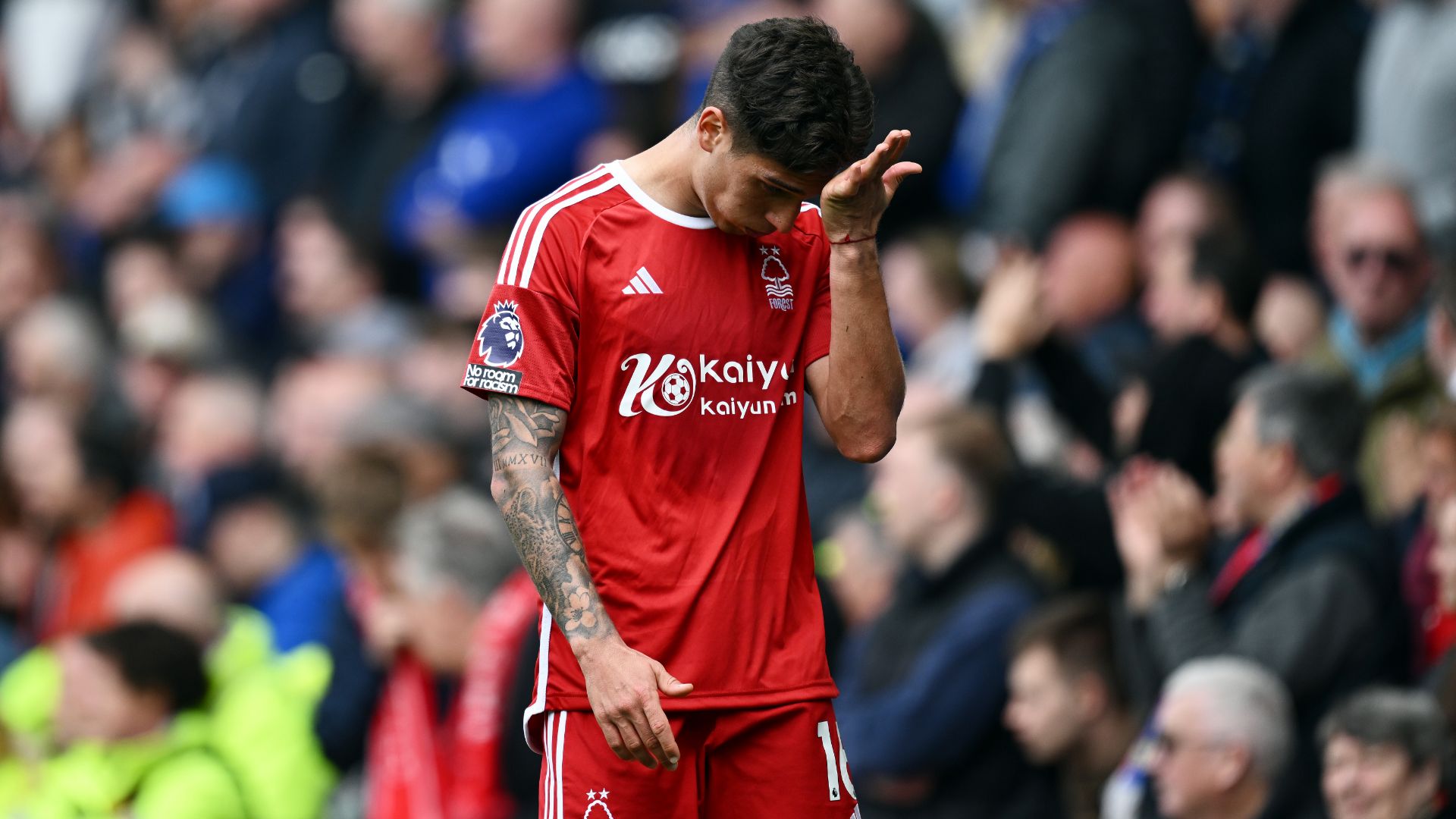 Nottingham Forest's Nicolás Domínguez