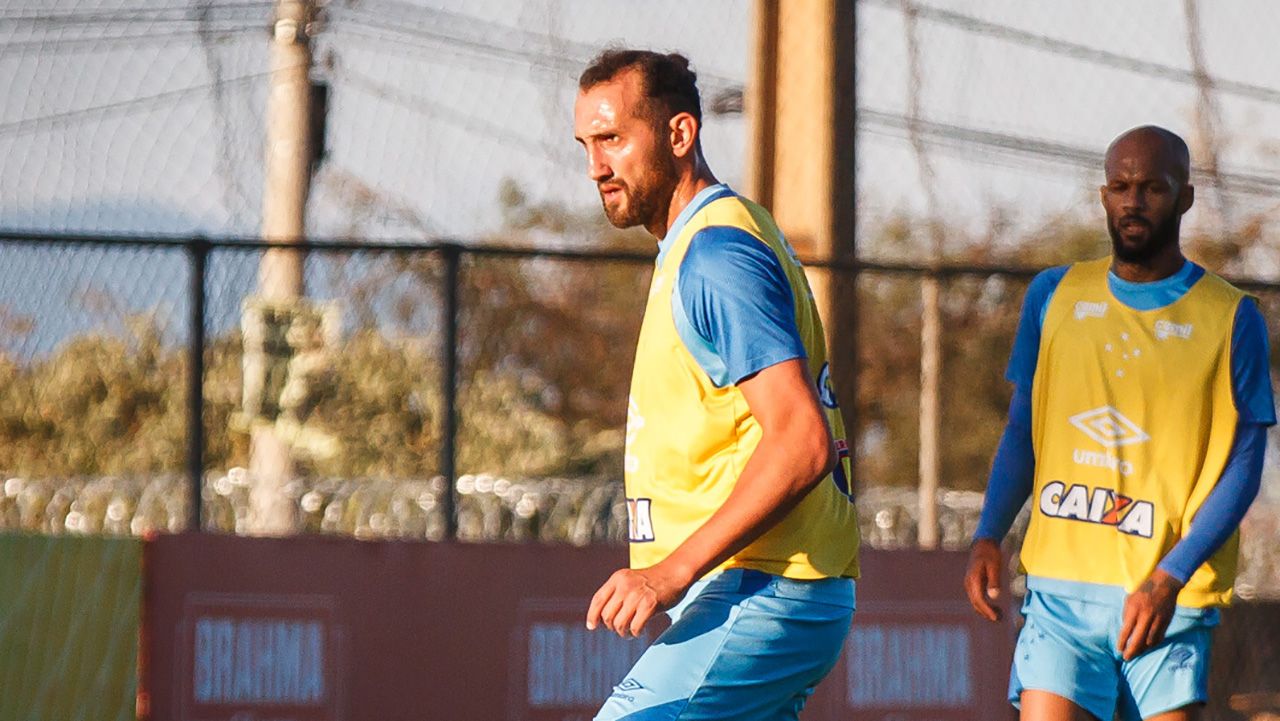 Hernan Barcos treino Cruzeiro 17072018
