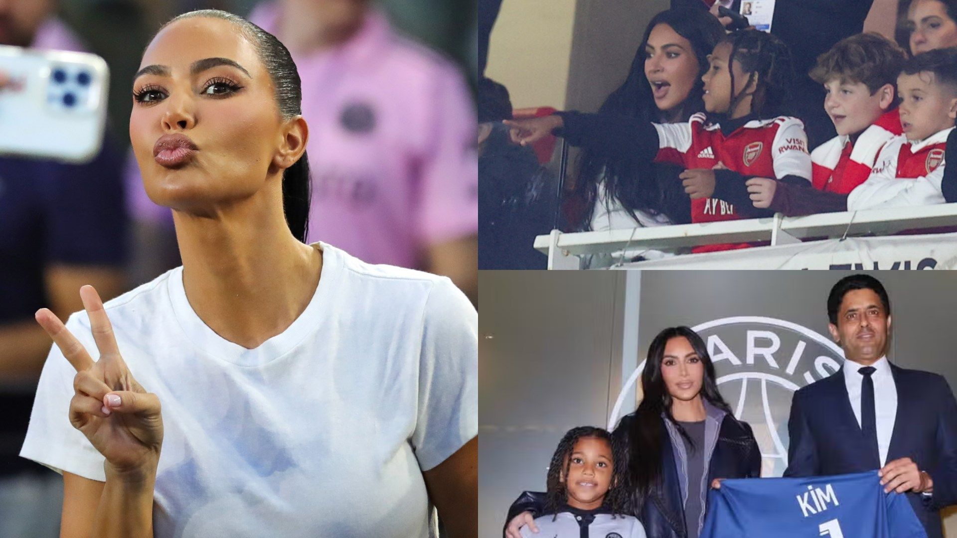 Kim Kardashian Arsenal PSG Inter Miami