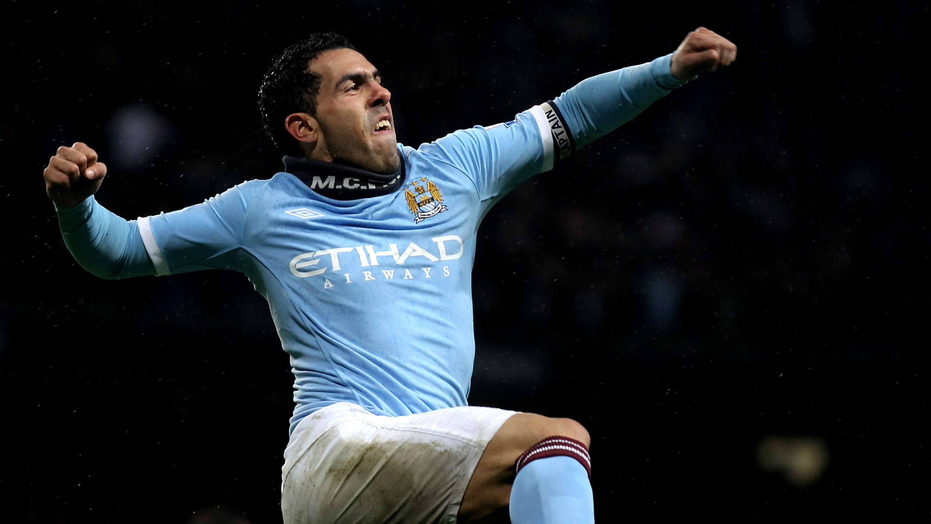 Carlos Tevez Manchester City Premier League
