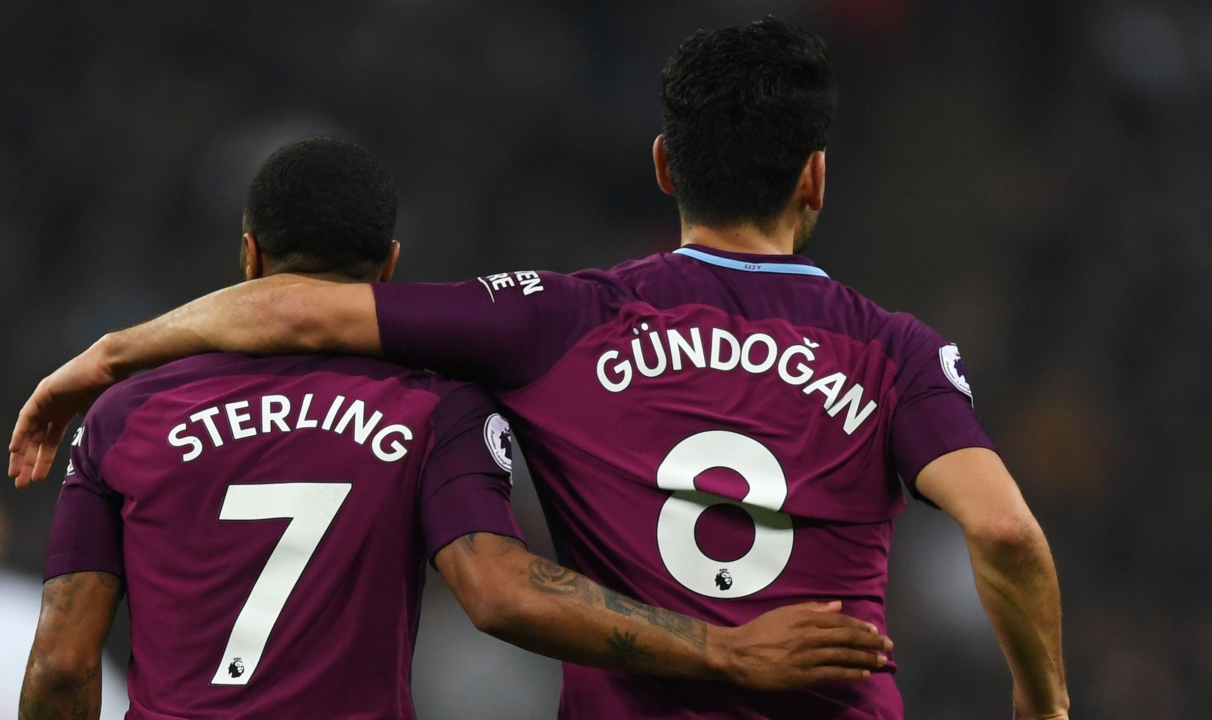 Raheem Sterling Ilkay Gundogan Manchester City
