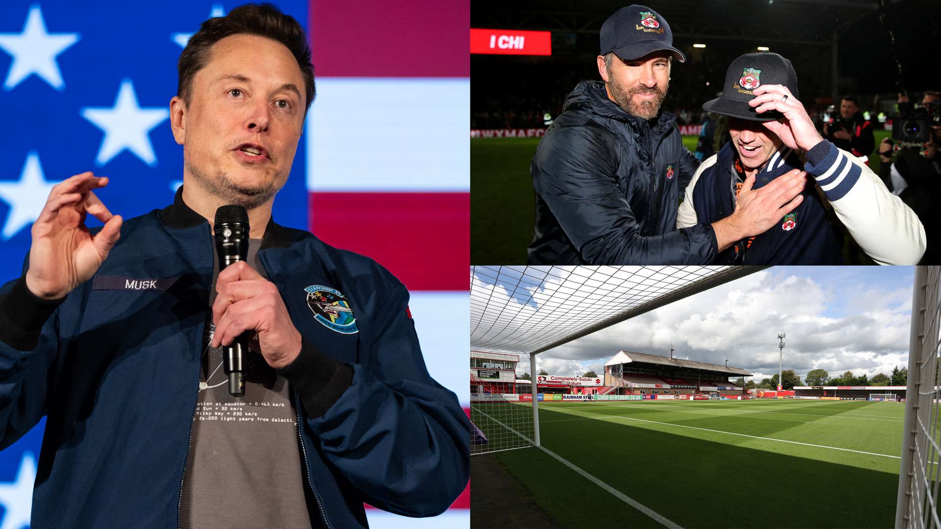 Elon Musk, Ryan Reynolds and Cheltenham Town