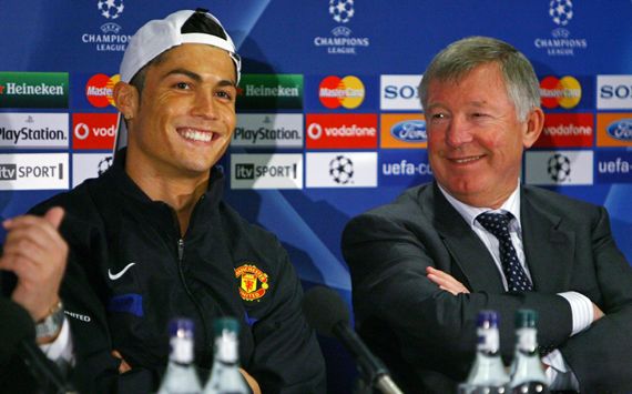 Cristiano Ronaldo Sir Alex Ferguson