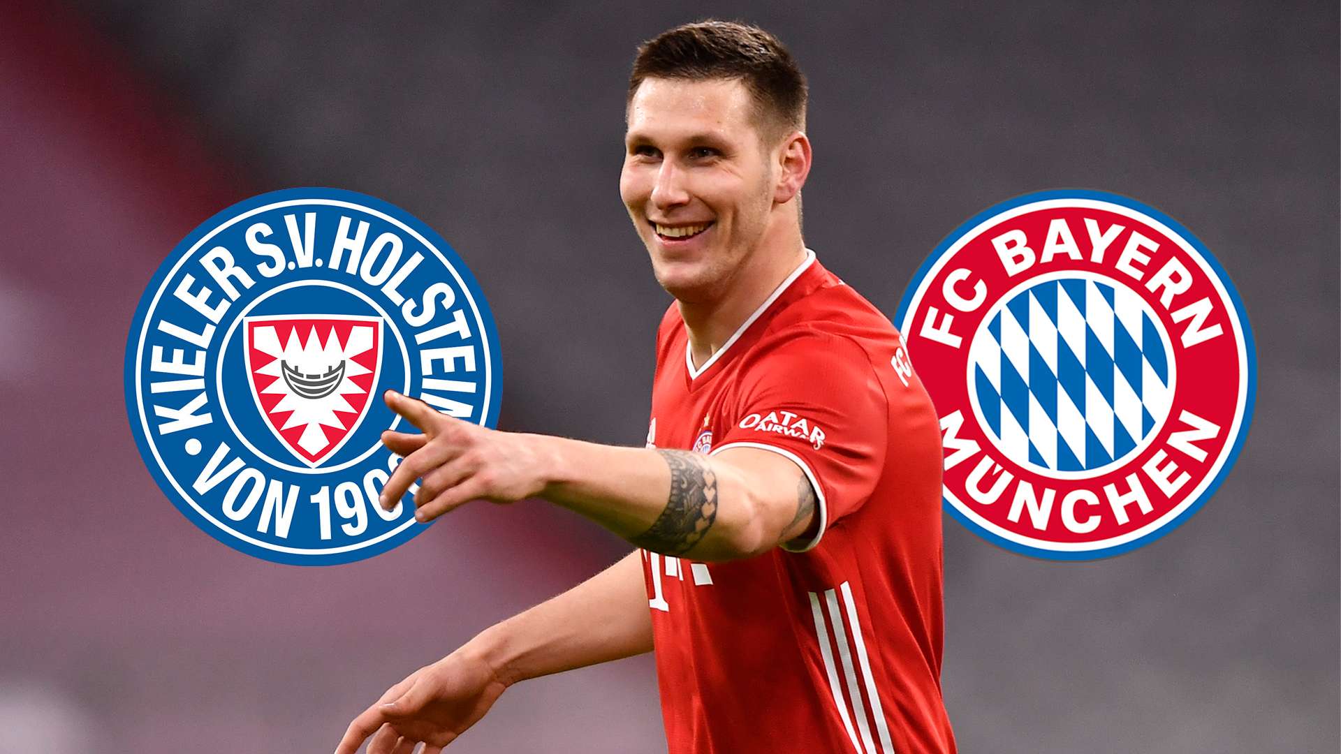 Header Holstein Kiel SV Bayern München FC 2020 2021 Niklas Süle TV LIVE-STREAM Bundesliga DFP-Pokal