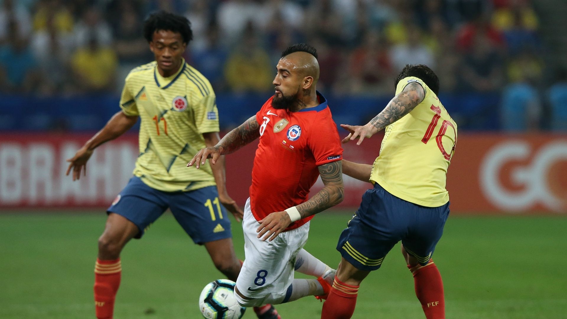 Colombia Chile James Rodríguez Arturo Vidal