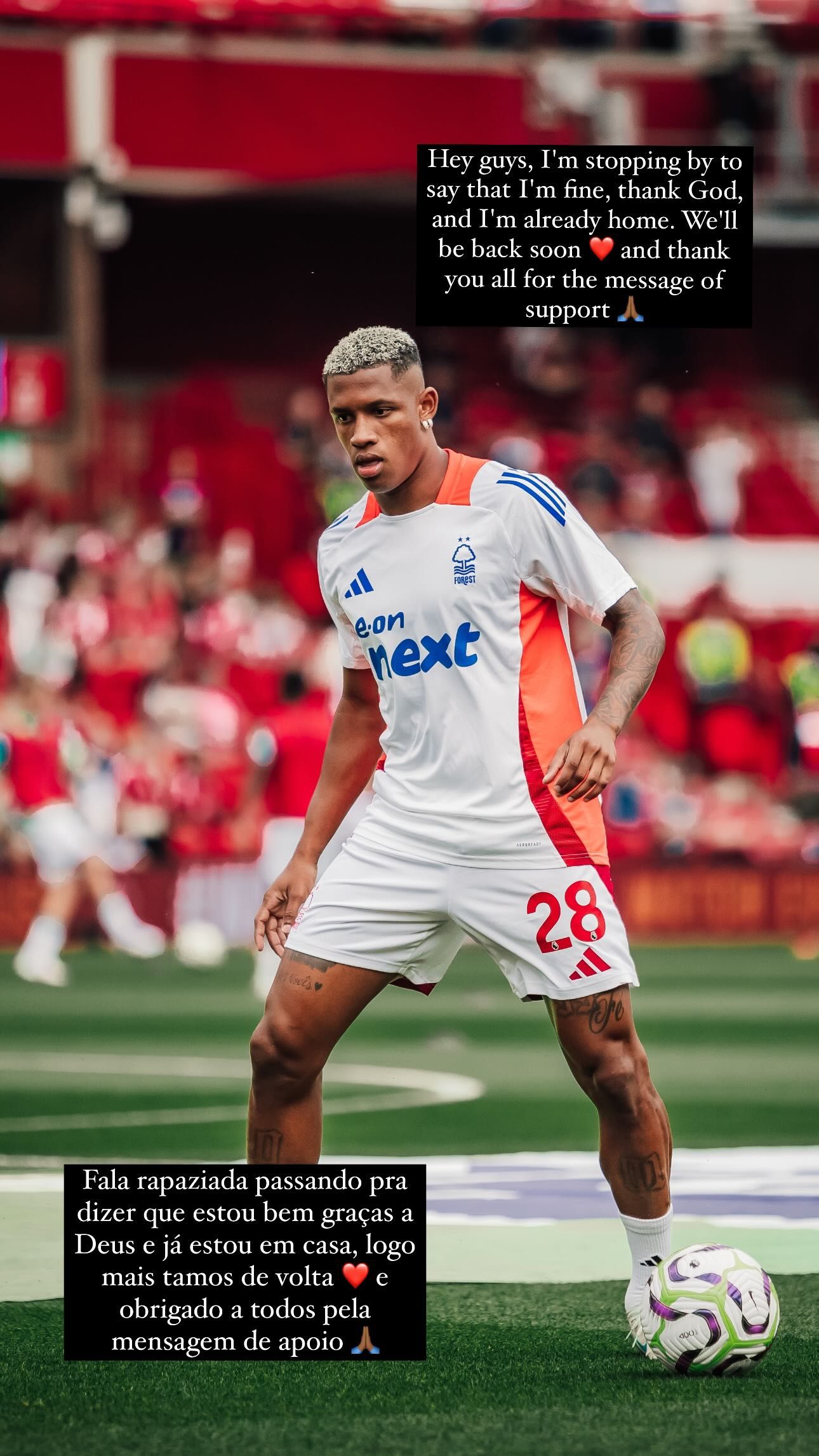 Danilo Instagram story