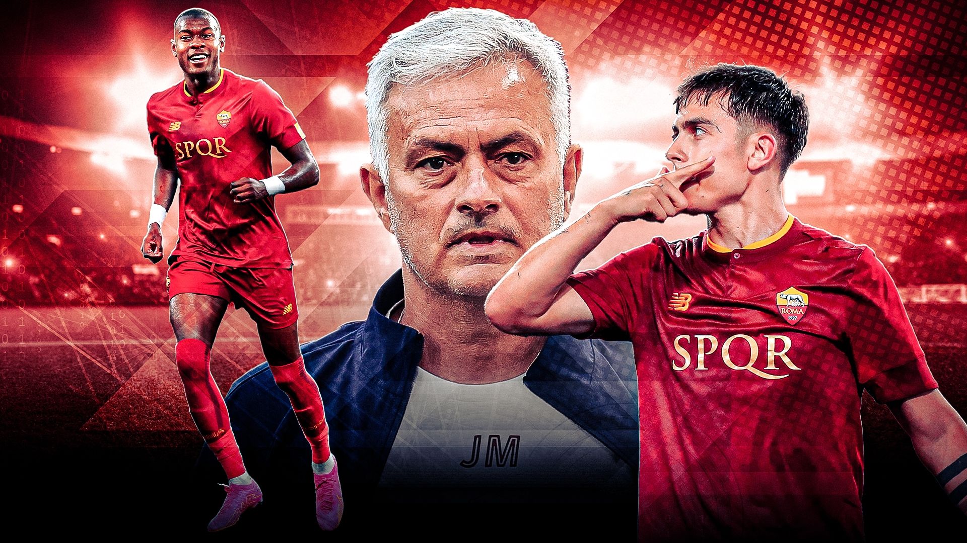 roma mourinho dybala gfx