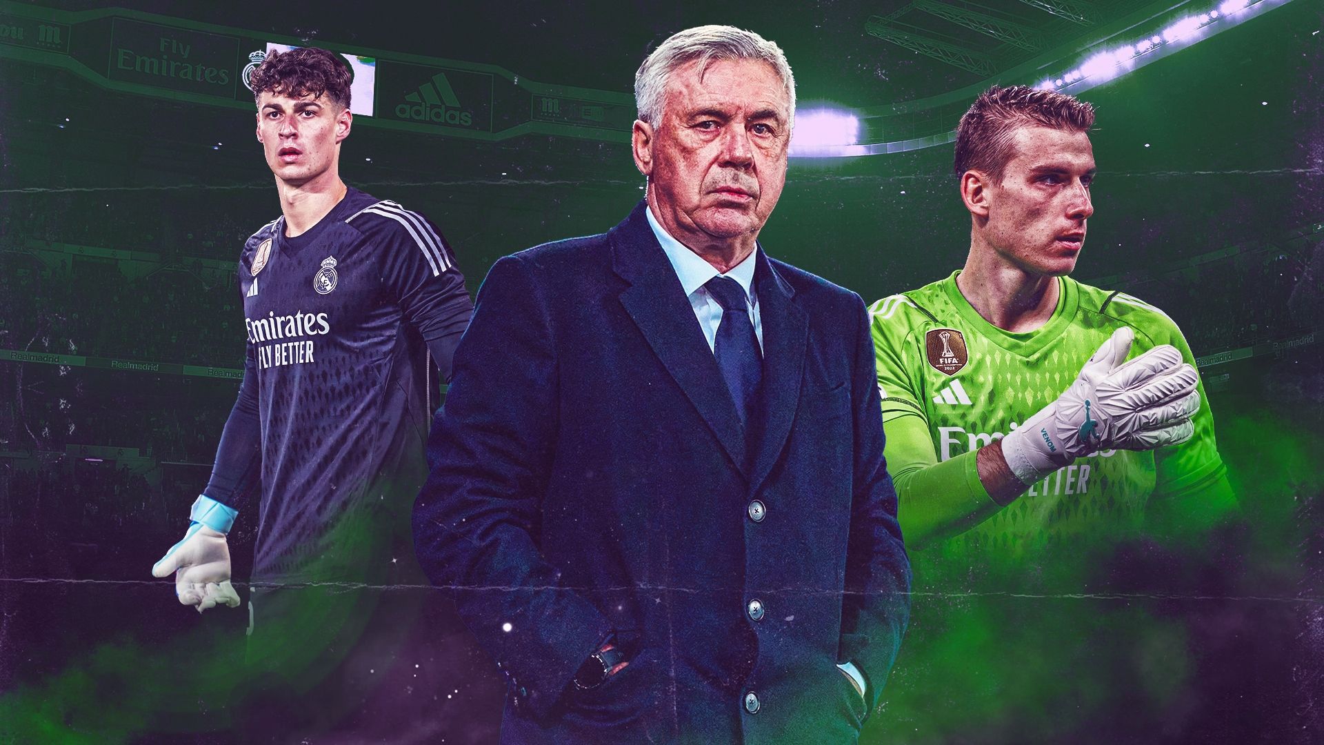 Ancelotti Lunin Kepa GFX