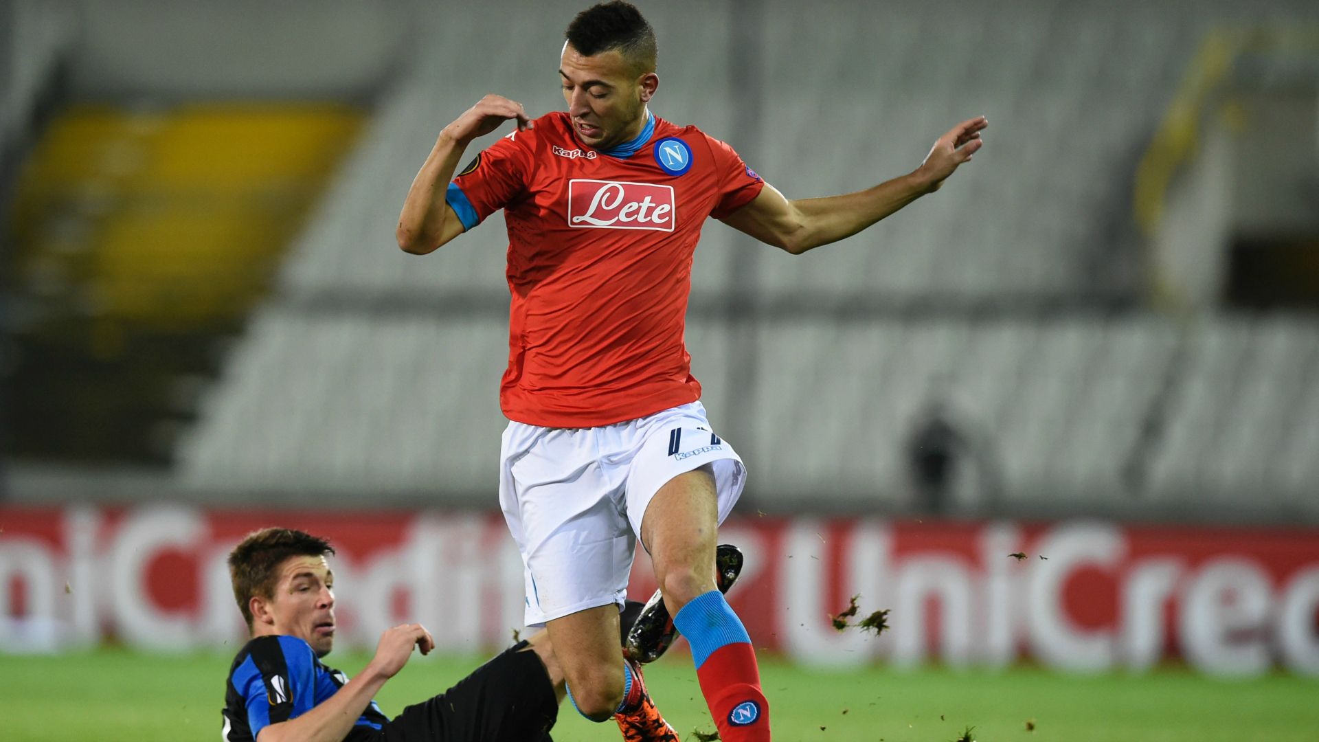 Omar El Kaddouri Brugge Napoli