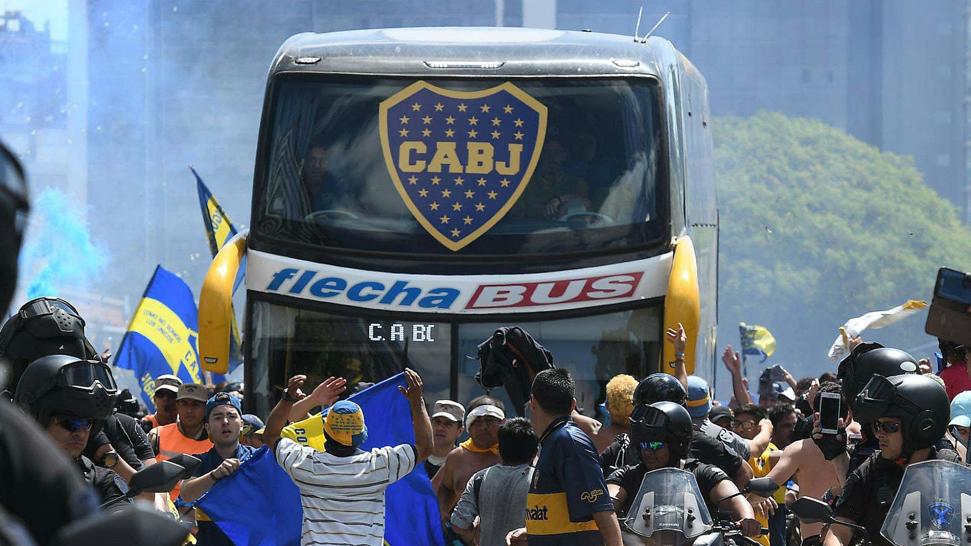 Boca Juniors bus