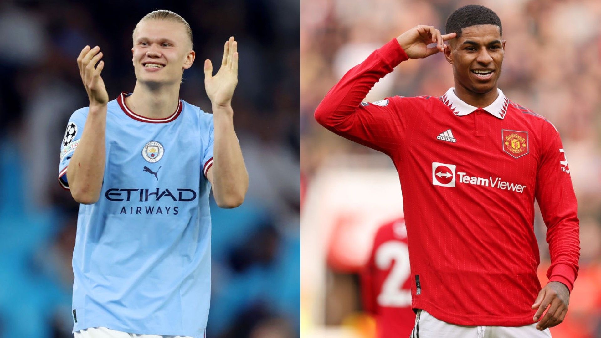 Erling Haaland Marcus Rashford Final FA Cup 2023