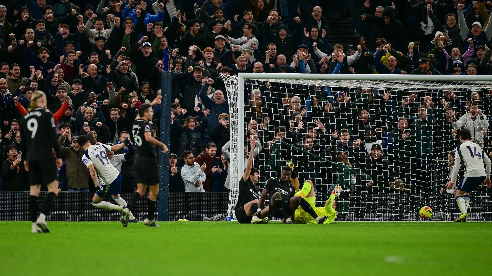 Dominic Solanke Tottenham Manchester City 2025-26