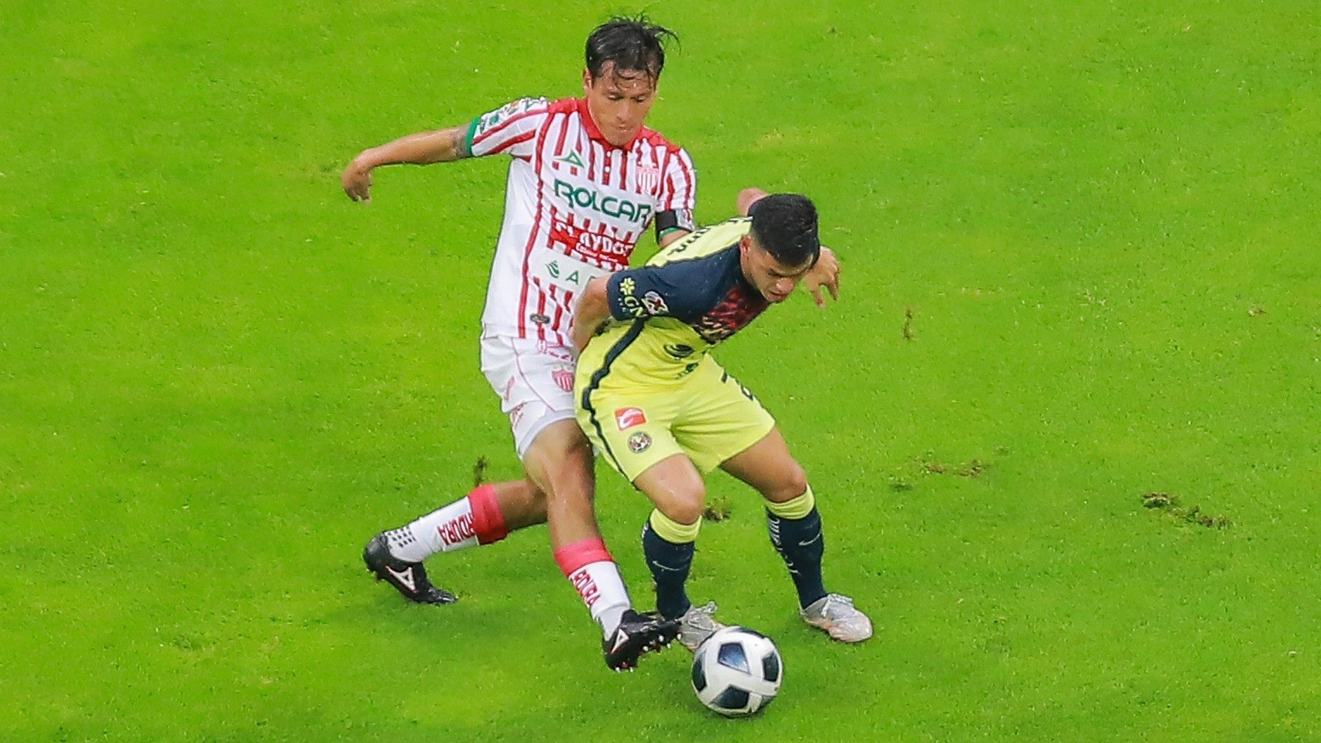 Fernando González Richard Sánchez América vs Necaxa Apertura 2021