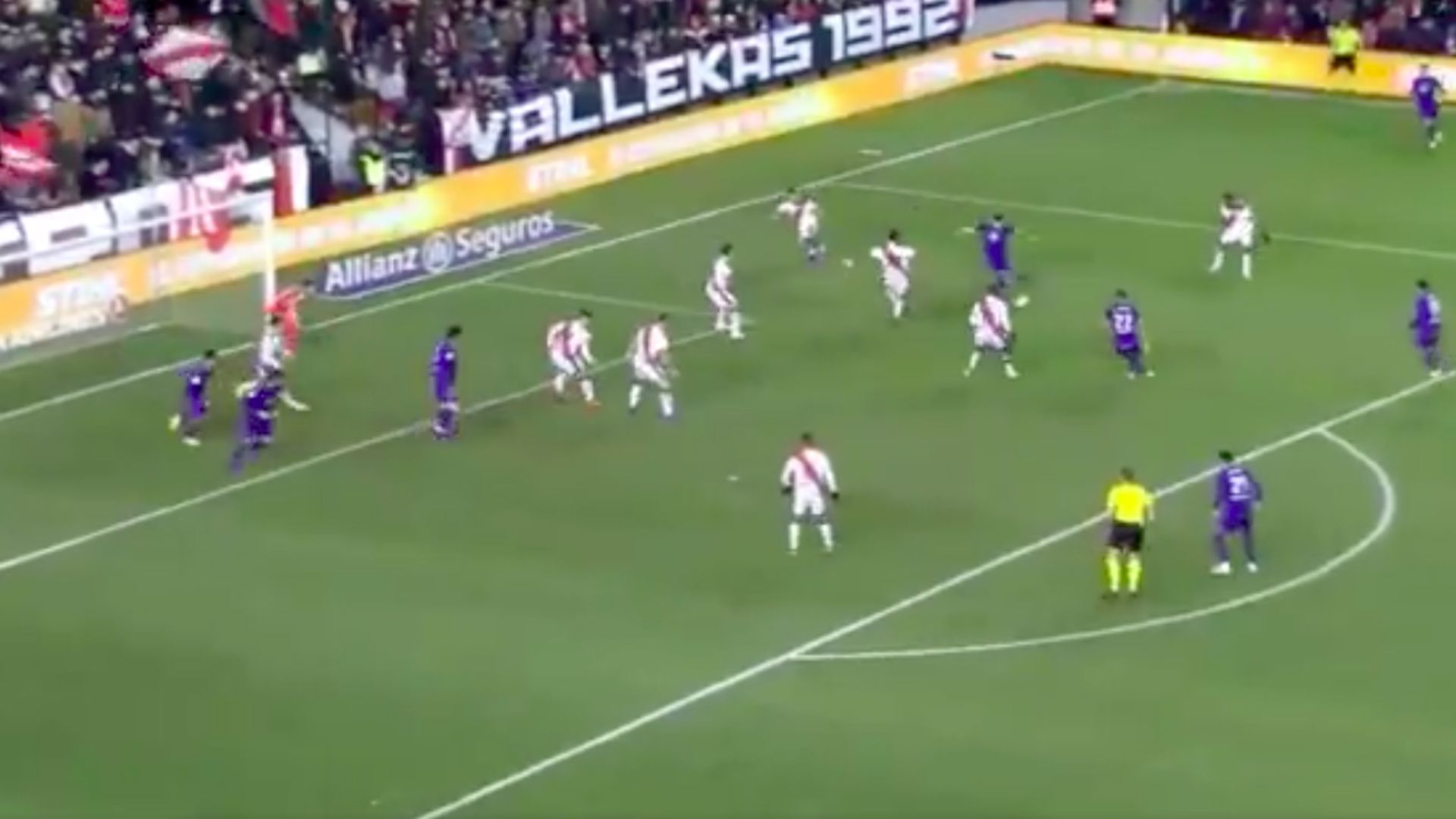 Nestor Araujo gol Rayo Vallecano 3
