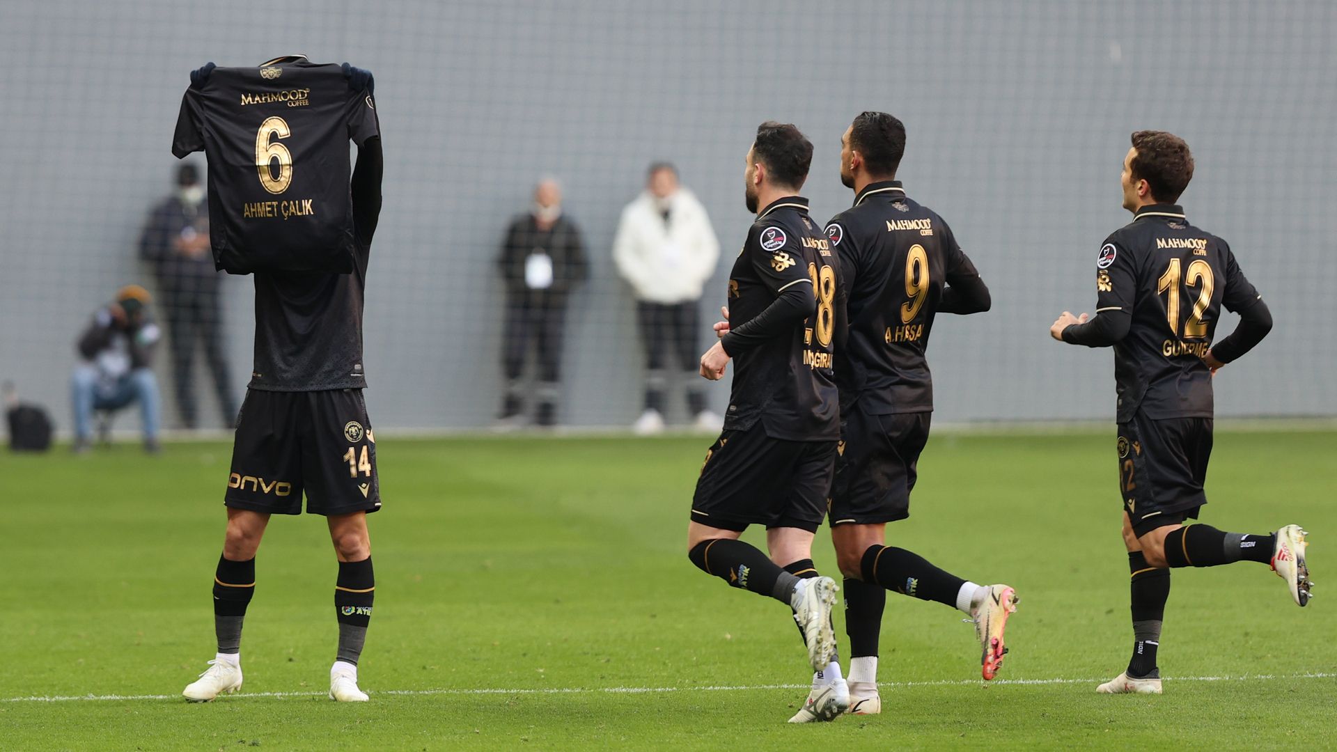 Konyaspor gol sevinci Ahmet Çalık