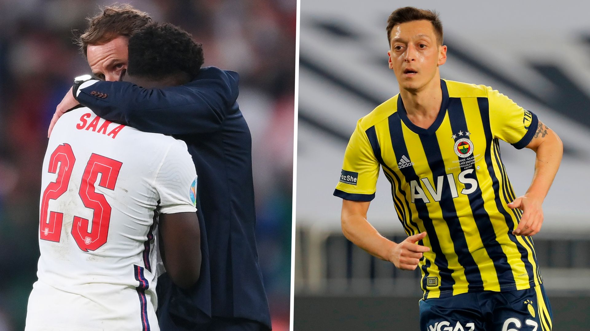 Bukayo Saka & Mesut Ozil