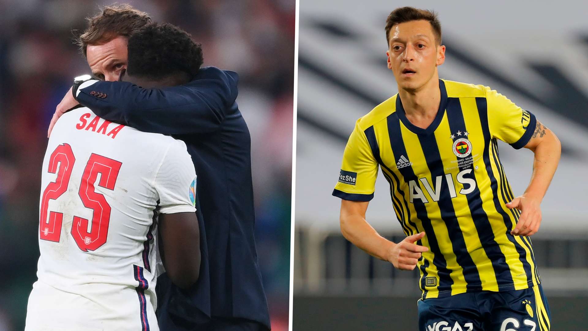 Bukayo Saka & Mesut Ozil