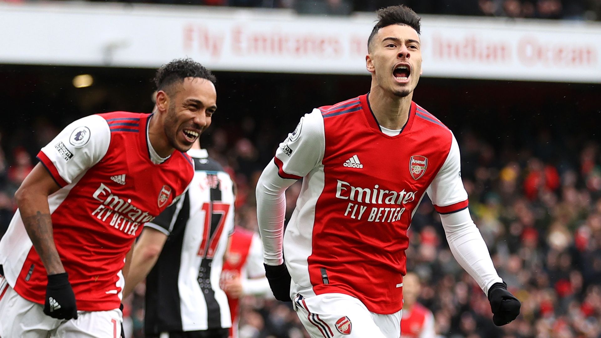 Gabriel Martinelli Arsenal Newcastle Premier League 2021-22