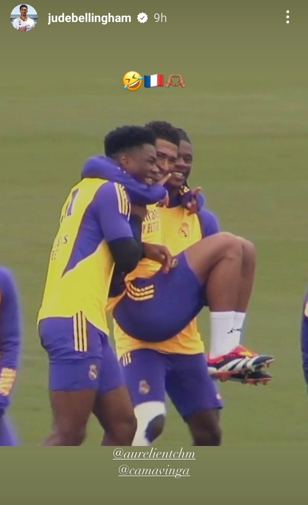 Jude Bellingham Real Madrid training