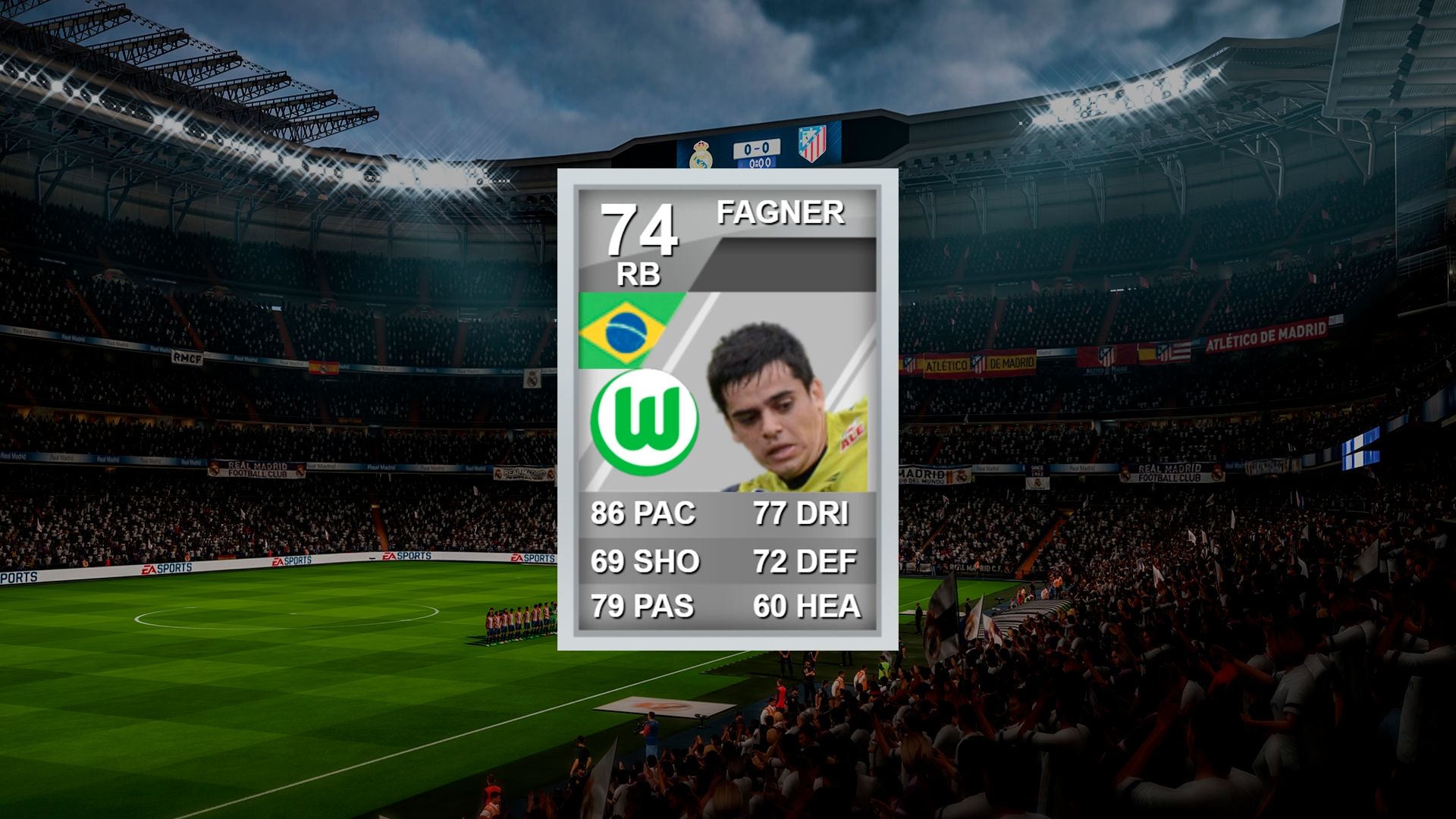 Fagner no FIFA Ultimate Team