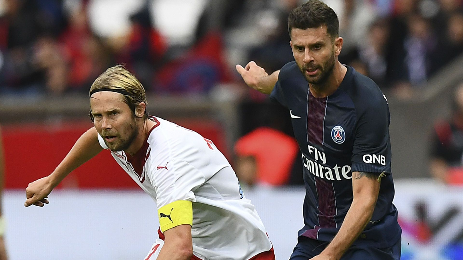 Thiago Motta Jaroslav Plasil Paris SG Bordeaux Ligue 1 01102016