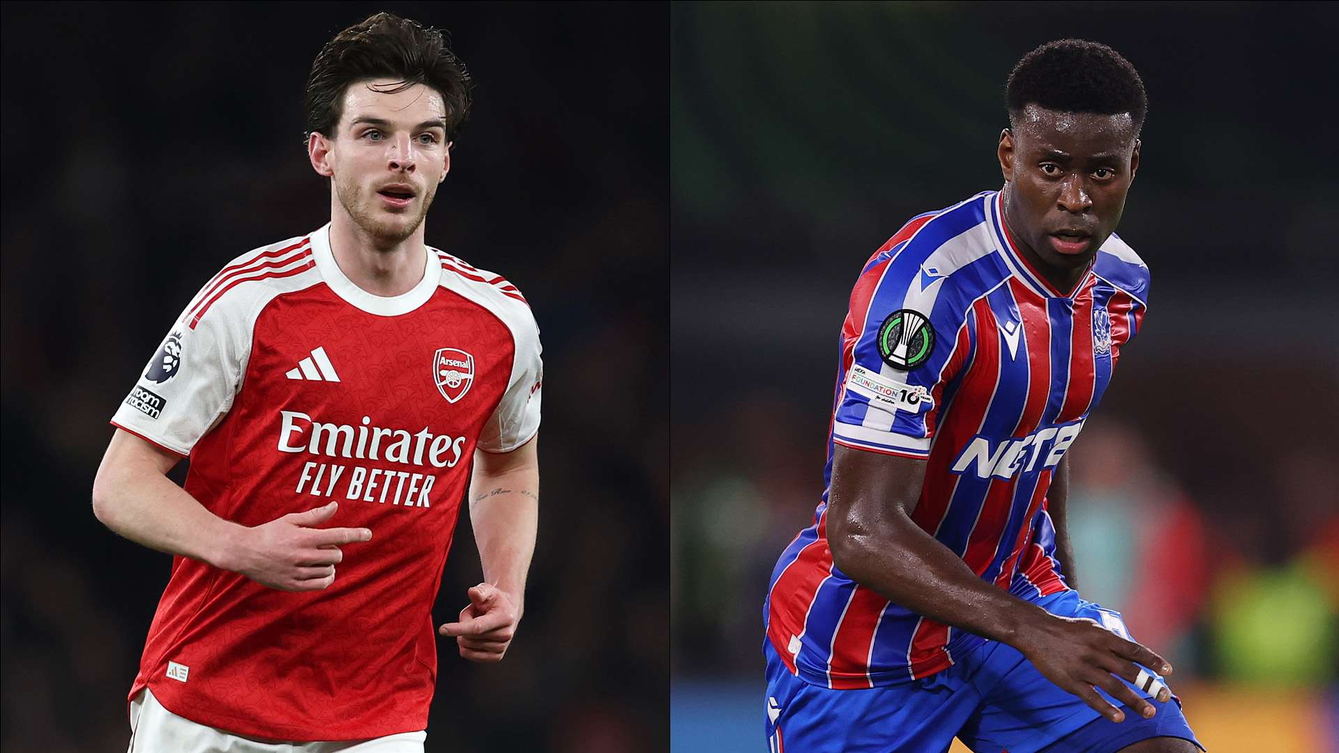 Declan Rice Arsenal Marc Guehi Crystal Palace