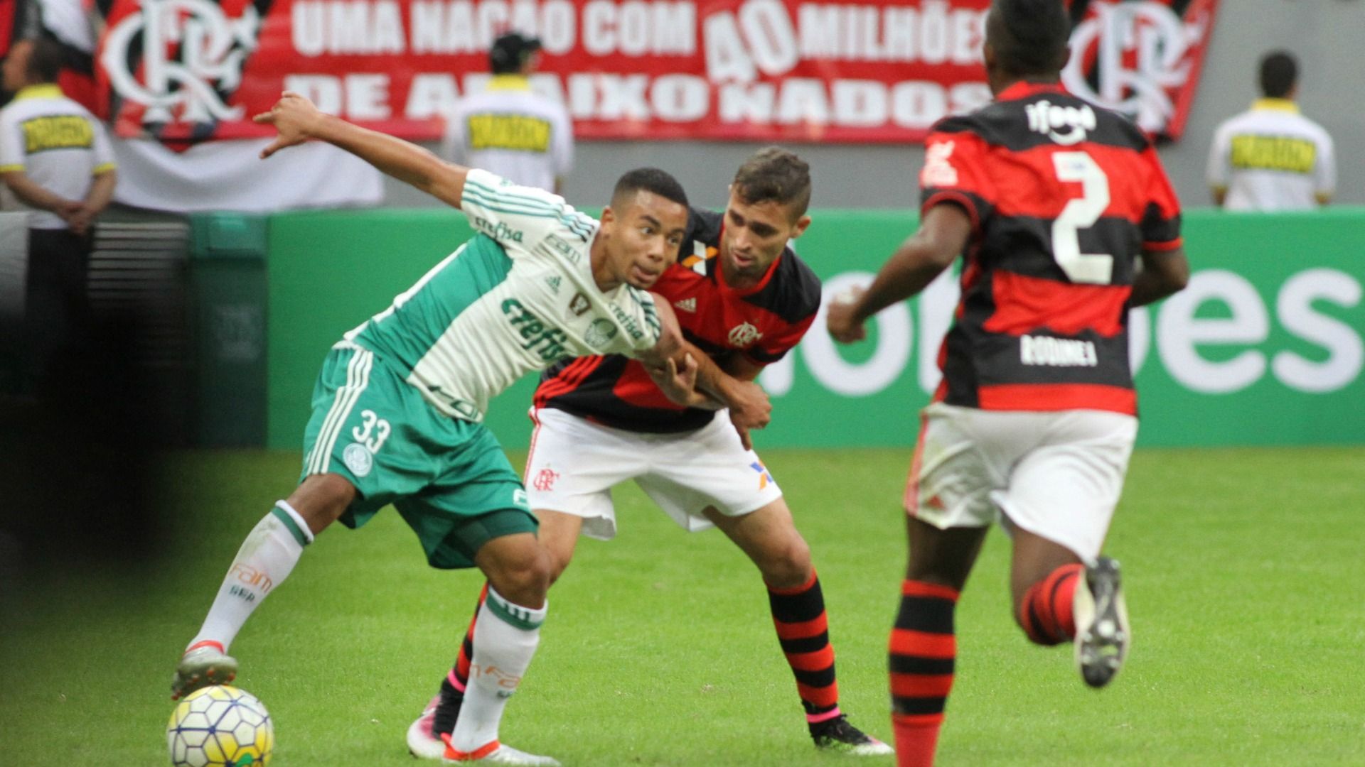 Gabriel Jesus Léo Duarte - Flamengo x Palmeiras 0506