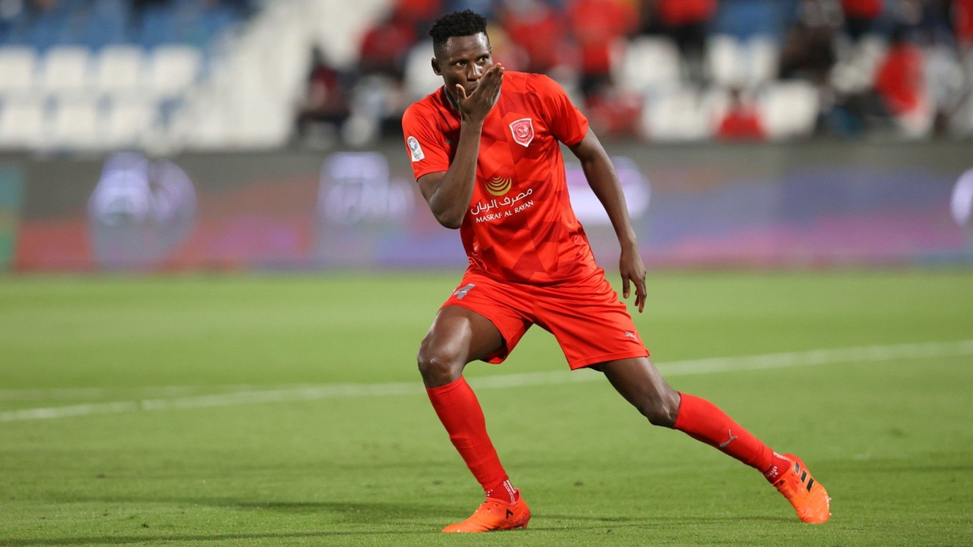 Michael Olunga of Harambee Stars and Kenya and Al Duhail SC.