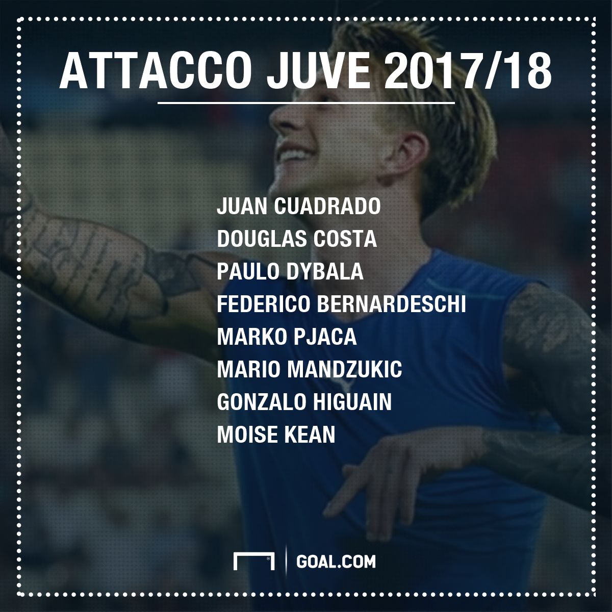 Attacco Juve 2017/18